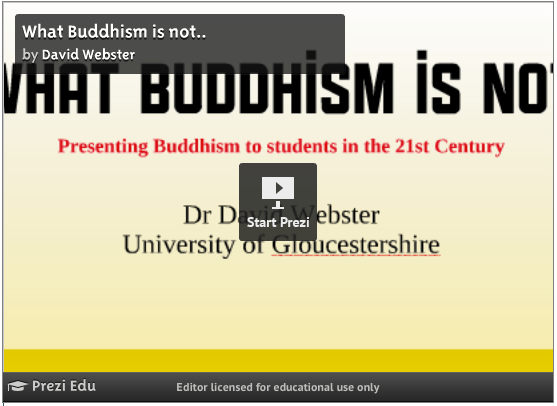 Some problems in teaching&nbsp;Buddhism